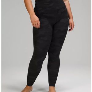 High Rise Align Leggings in Black Camo - 4